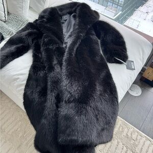 Luxurious Black Fur Coat